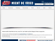 Tablet Screenshot of mientdevries.nl